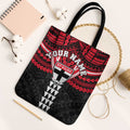 Personalized St Kilda Saints Tote Bag Polynesian Tribal Pattern Heritage Football