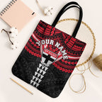 Personalized St Kilda Saints Tote Bag Polynesian Tribal Pattern Heritage Football