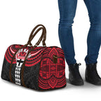 Personalized St Kilda Saints Travel Bag Polynesian Tribal Pattern Heritage Football