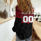 Personalized St Kilda Saints Women Casual Shirt Polynesian Tribal Pattern Heritage Football