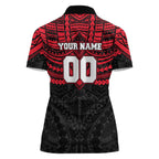 Personalized St Kilda Saints Women Polo Shirt Polynesian Tribal Pattern Heritage Football