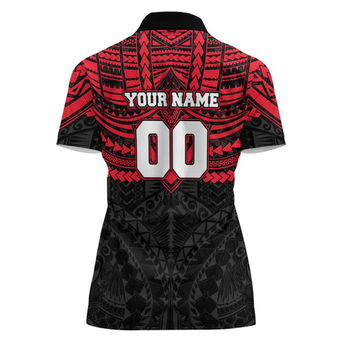 Personalized St Kilda Saints Women Polo Shirt Polynesian Tribal Pattern Heritage Football