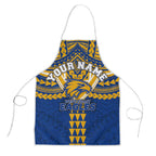 Personalized West Coast Eagles Apron Polynesian Tribal Pattern Heritage Football