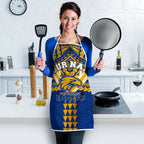 Personalized West Coast Eagles Apron Polynesian Tribal Pattern Heritage Football