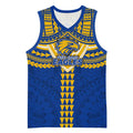 Personalized West Coast Eagles Basketball Jersey Polynesian Tribal Pattern Heritage Football
