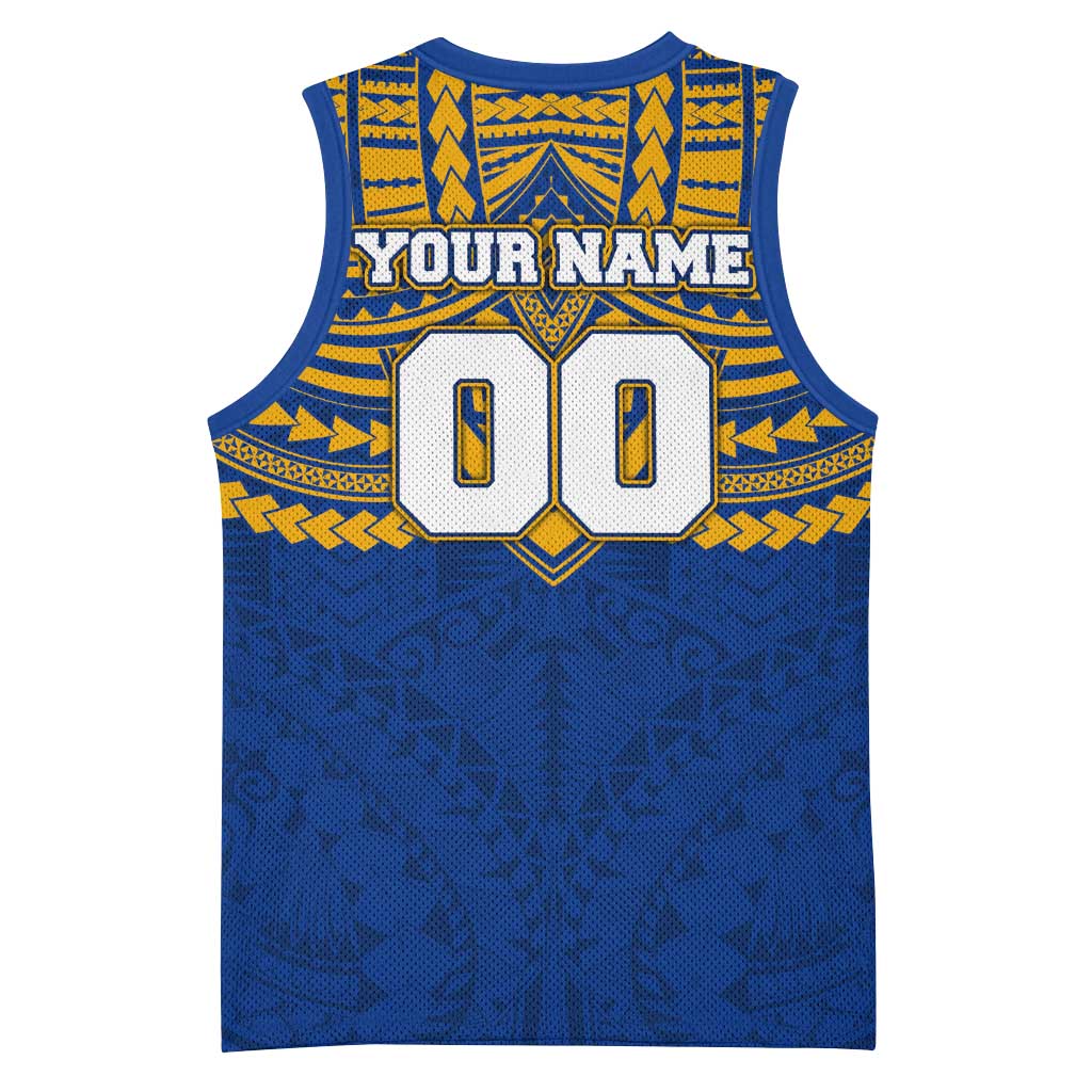 Personalized West Coast Eagles Basketball Jersey Polynesian Tribal Pattern Heritage Football