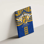 Personalized West Coast Eagles Canvas Wall Art Polynesian Tribal Pattern Heritage Football