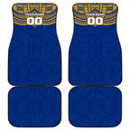 Personalized West Coast Eagles Car Mats Polynesian Tribal Pattern Heritage Football