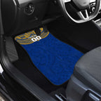 Personalized West Coast Eagles Car Mats Polynesian Tribal Pattern Heritage Football