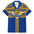 Personalized West Coast Eagles Family Matching Summer Maxi Dress and Hawaiian Shirt Polynesian Tribal Pattern Heritage Football