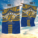Personalized West Coast Eagles Garden Flag Polynesian Tribal Pattern Heritage Football