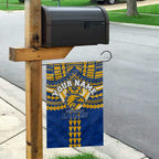 Personalized West Coast Eagles Garden Flag Polynesian Tribal Pattern Heritage Football