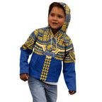 Personalized West Coast Eagles Kid Hoodie Polynesian Tribal Pattern Heritage Football