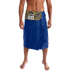 Personalized West Coast Eagles Lavalava Polynesian Tribal Pattern Heritage Football