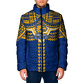 Personalized West Coast Eagles Padded Jacket Polynesian Tribal Pattern Heritage Football