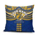 Personalized West Coast Eagles Pillow Cover Polynesian Tribal Pattern Heritage Football