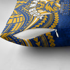 Personalized West Coast Eagles Pillow Cover Polynesian Tribal Pattern Heritage Football
