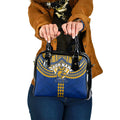 Personalized West Coast Eagles Shoulder Handbag Polynesian Tribal Pattern Heritage Football