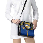 Personalized West Coast Eagles Shoulder Handbag Polynesian Tribal Pattern Heritage Football