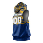 Personalized West Coast Eagles Sleeveless Hoodie Polynesian Tribal Pattern Heritage Football
