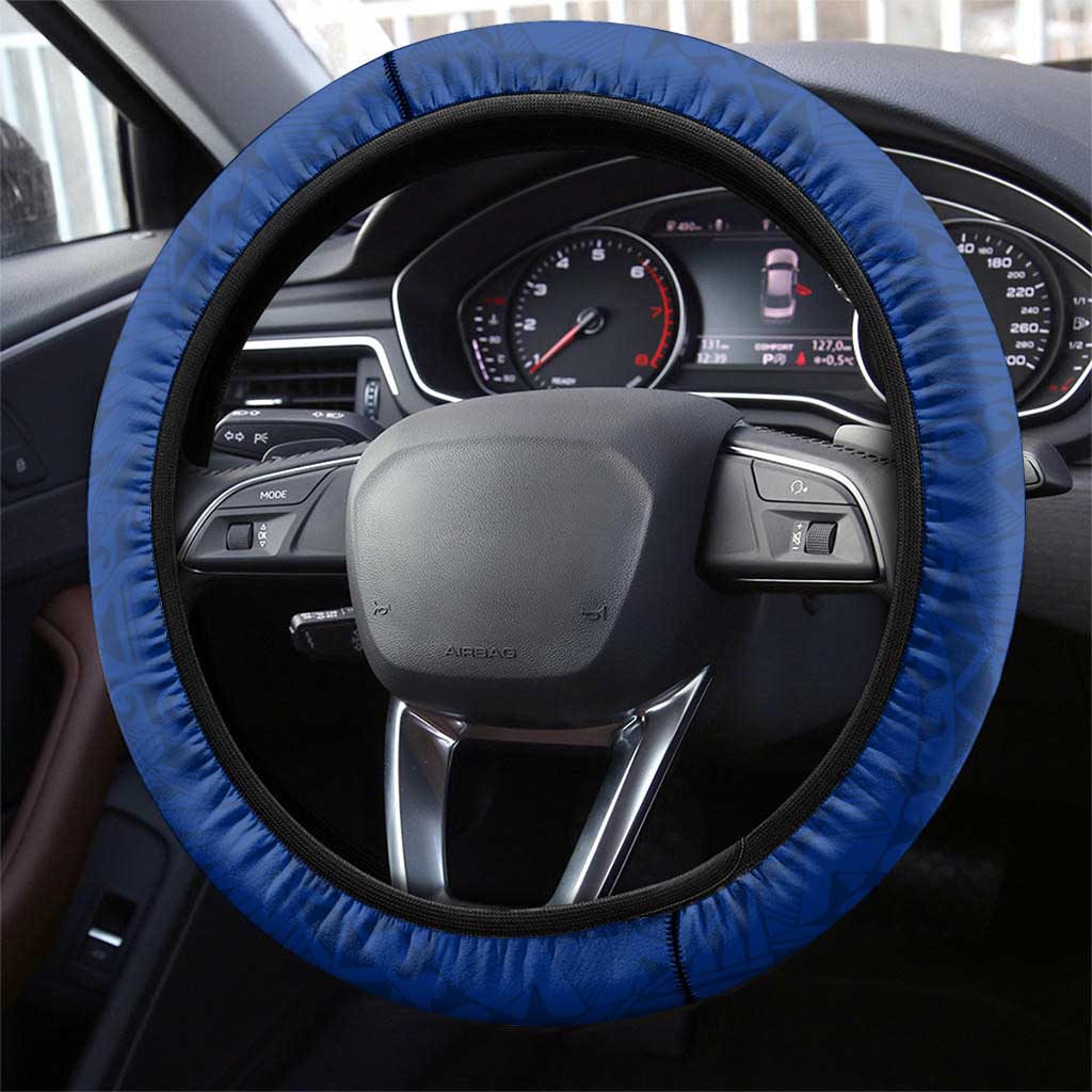 West Coast Eagles Steering Wheel Cover Polynesian Tribal Pattern Heritage Football