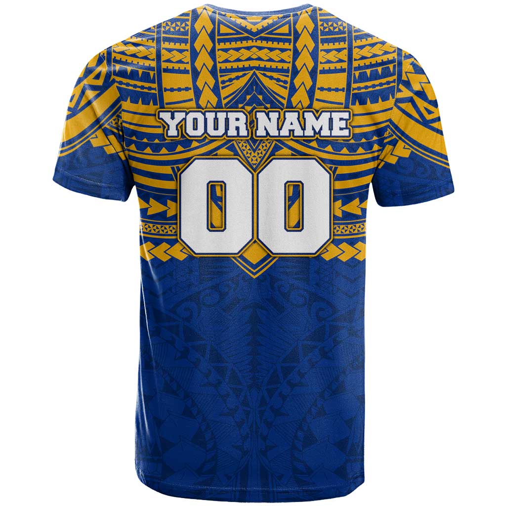 Personalized West Coast Eagles T Shirt Polynesian Tribal Pattern Heritage Football