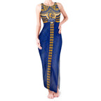 Personalized West Coast Eagles Tank Maxi Dress Polynesian Tribal Pattern Heritage Football