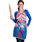 Personalized Western Bulldogs Apron Polynesian Tribal Pattern Heritage Football