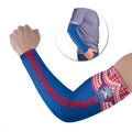 Personalized Western Bulldogs Arm Sleeves Polynesian Tribal Pattern Heritage Football