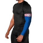 Personalized Western Bulldogs Arm Sleeves Polynesian Tribal Pattern Heritage Football