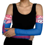 Personalized Western Bulldogs Arm Sleeves Polynesian Tribal Pattern Heritage Football