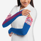 Personalized Western Bulldogs Arm Sleeves Polynesian Tribal Pattern Heritage Football