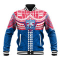 Personalized Western Bulldogs Baseball Jacket Polynesian Tribal Pattern Heritage Football
