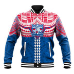 Personalized Western Bulldogs Baseball Jacket Polynesian Tribal Pattern Heritage Football
