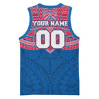 Personalized Western Bulldogs Basketball Jersey Polynesian Tribal Pattern Heritage Football