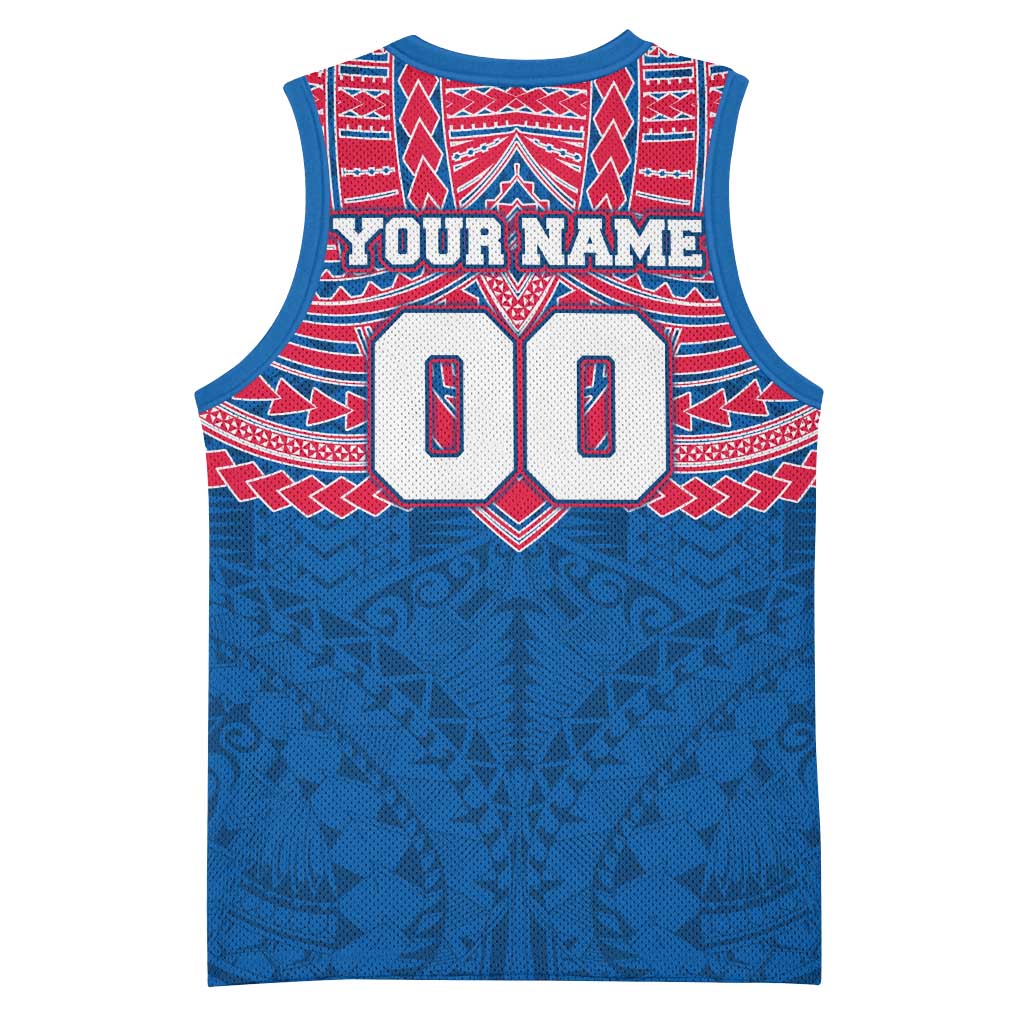 Personalized Western Bulldogs Basketball Jersey Polynesian Tribal Pattern Heritage Football