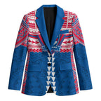 Personalized Western Bulldogs Blazer Polynesian Tribal Pattern Heritage Football