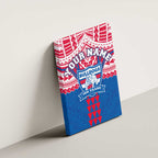 Personalized Western Bulldogs Canvas Wall Art Polynesian Tribal Pattern Heritage Football