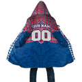Personalized Western Bulldogs Cloak Polynesian Tribal Pattern Heritage Football