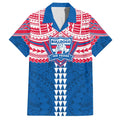 Personalized Western Bulldogs Hawaiian Shirt Polynesian Tribal Pattern Heritage Football