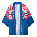Personalized Western Bulldogs Kimono Polynesian Tribal Pattern Heritage Football