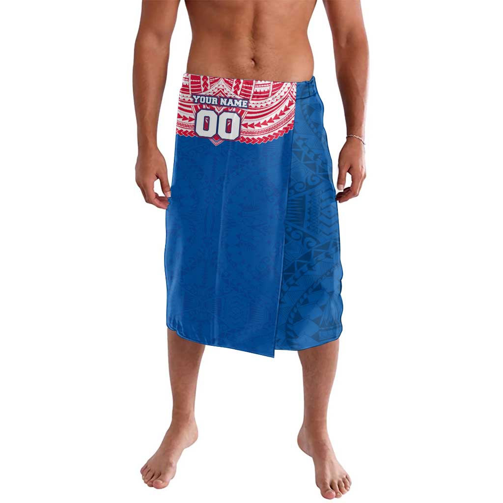 Personalized Western Bulldogs Lavalava Polynesian Tribal Pattern Heritage Football