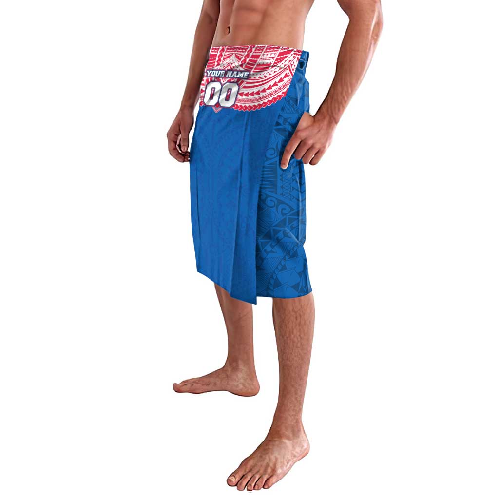 Personalized Western Bulldogs Lavalava Polynesian Tribal Pattern Heritage Football