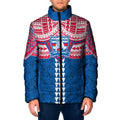 Personalized Western Bulldogs Padded Jacket Polynesian Tribal Pattern Heritage Football