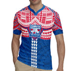 Personalized Western Bulldogs Rugby Jersey Polynesian Tribal Pattern Heritage Football