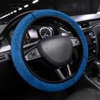 Western Bulldogs Steering Wheel Cover Polynesian Tribal Pattern Heritage Football