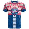 Personalized Western Bulldogs T Shirt Polynesian Tribal Pattern Heritage Football