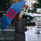 Personalized Western Bulldogs Umbrella Polynesian Tribal Pattern Heritage Football