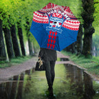 Personalized Western Bulldogs Umbrella Polynesian Tribal Pattern Heritage Football