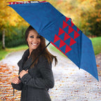 Personalized Western Bulldogs Umbrella Polynesian Tribal Pattern Heritage Football